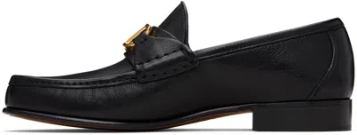 Valentino Garavani Vlogo Signature Black Loafer