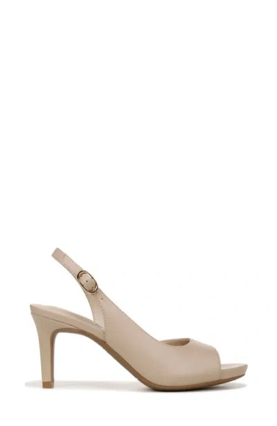 Lifestride Women's Teller 2 Slingback Peep Toe Pumps In Brown