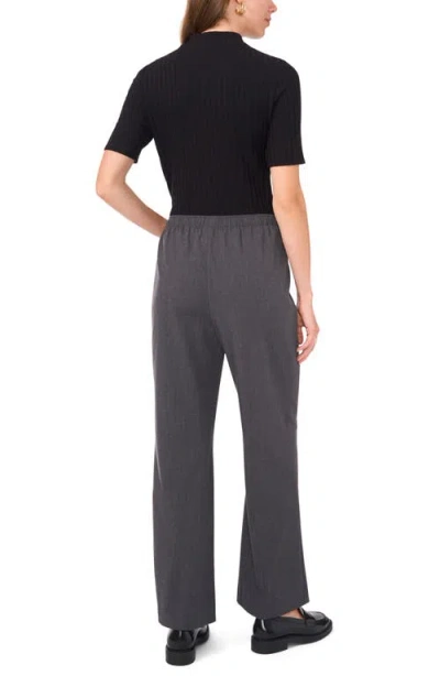 Vince Camuto Flare Leg Drawstring Pants In Gray