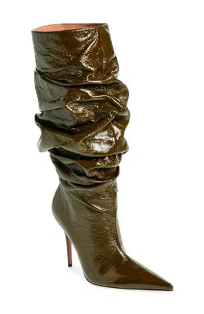 Amina Muaddi Anok Pointed Toe Boot