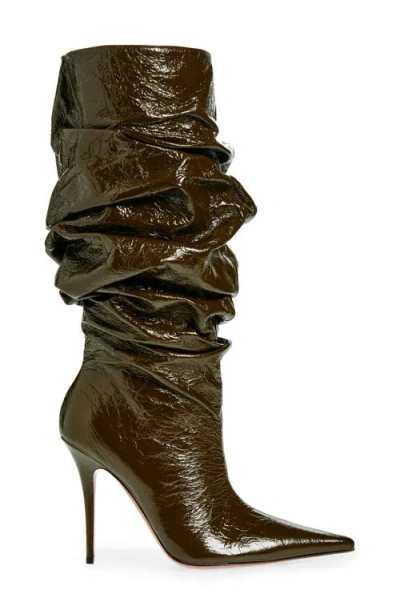 Amina Muaddi Anok Pointed Toe Boot