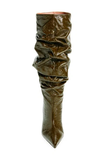 Amina Muaddi Anok Pointed Toe Boot