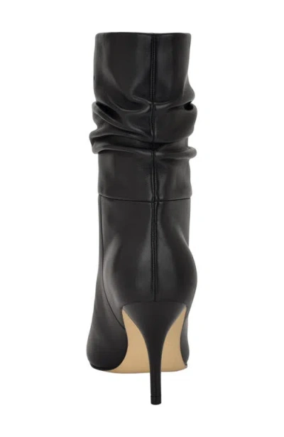 Calvin Klein Cerine Slouch Pointed Toe Bootie In Black