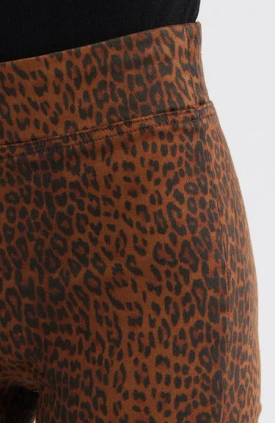 Frame The Jetset Crop Mini Bootcut Jeans In Brown