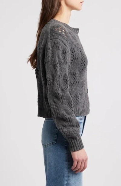 Frame Textured Stitch Wool Cardigan