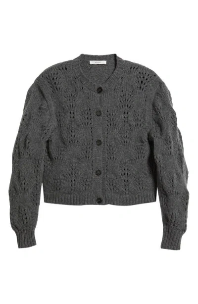 Frame Textured Stitch Wool Cardigan