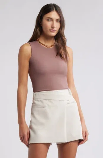 Open Edit Smooth Edit Crewneck Tank In Purple