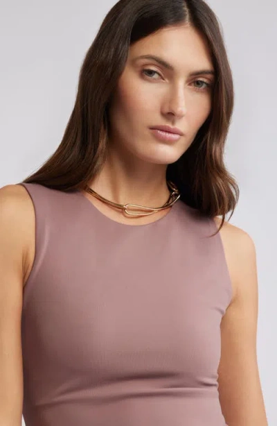 Open Edit Smooth Edit Crewneck Tank In Purple