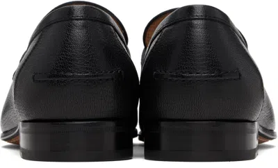 Valentino Garavani Vlogo Signautre Leather Loafers In Black