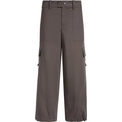Vince Cotton Low-rise Utility Pant In Pebble In Gray