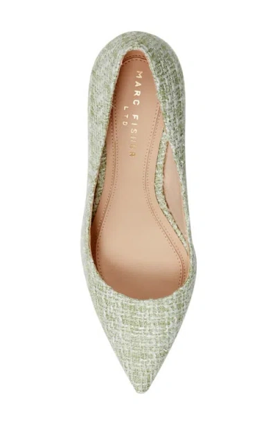 Marc Fisher Ltd Zala Block Heel Pump In Green