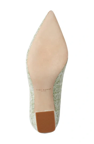 Marc Fisher Ltd Zala Block Heel Pump In Green