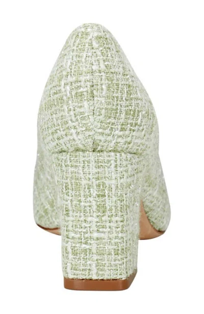 Marc Fisher Ltd Zala Block Heel Pump In Green