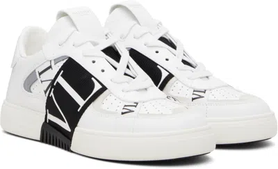 Valentino Low-top Calfskin Vl7n Sneaker In White