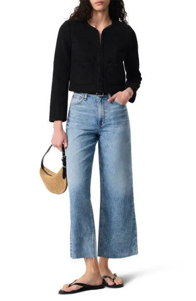 Rag & Bone Cheyenne Tweed Jacket In Black