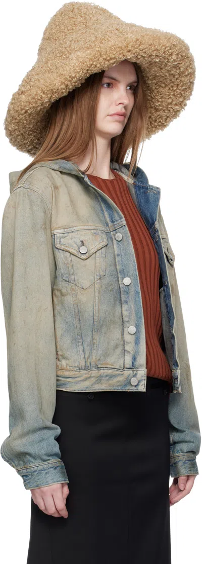 Ruslan Baginskiy Beige Faux-fur Hat In Brown