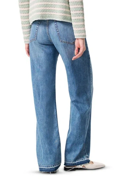 Rag & Bone Jace Striped Cotton-blend Lady Cardigan In Green Multi In Multi