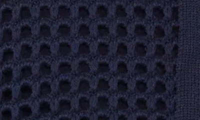 Two By Vince Camuto Open Stitch Lace-up Top In Blue