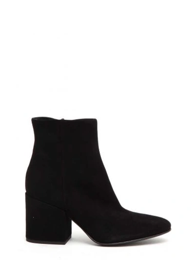 Strategia 50mm Suede Ankle Boots, Black In Nero
