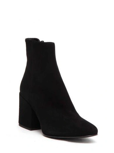 Shop Strategia Suede Ankle Boots In Nero