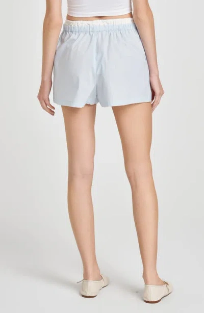 Wayf Tabitha Drawstring Shorts In Blue