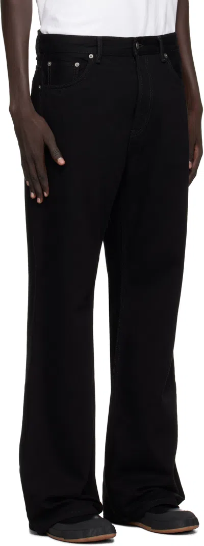 Acne Studios Men Regular Fit Jeans In Black