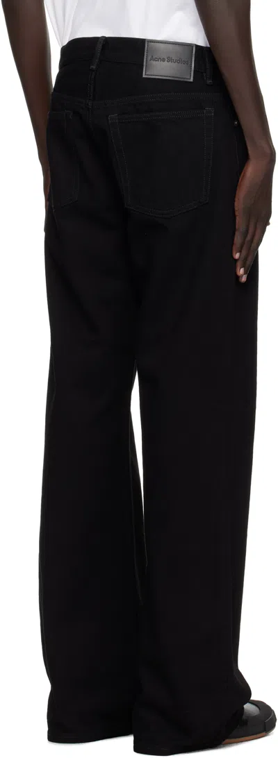Acne Studios Men Regular Fit Jeans In Black