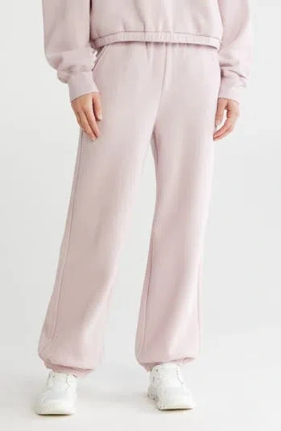 Z By Zella Feather Fleece Relaxed Joggers In White