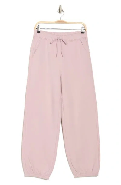 Z By Zella Feather Fleece Relaxed Joggers In White