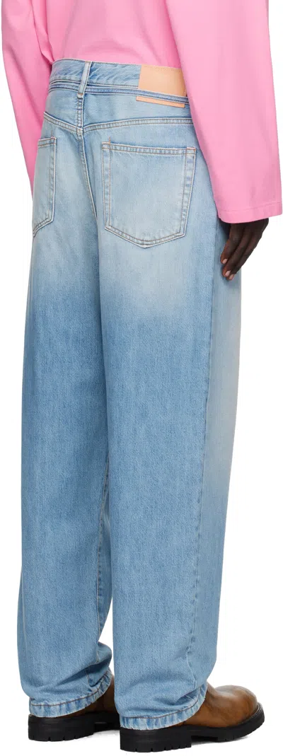 Acne Studios Blue Loose-fit 1991 Toj Jeans In 228 Light Blue