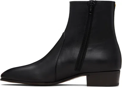 Valentino Garavani Pat Ankle Boots In Black