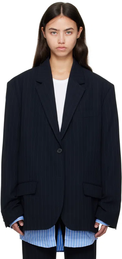 Acne Studios Layered Suit Jacket In Black