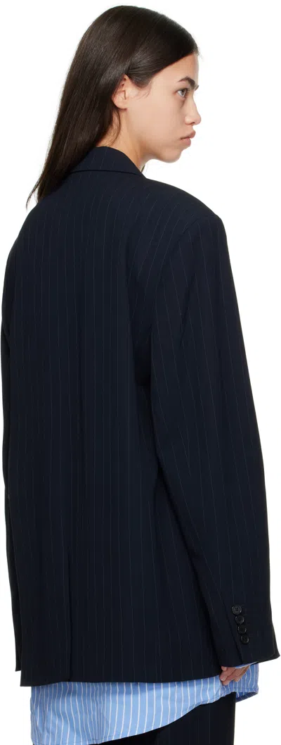 Acne Studios Layered Suit Jacket In Black