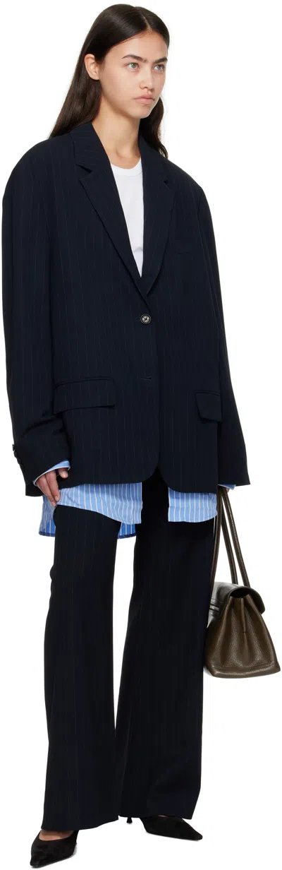 Acne Studios Layered Suit Jacket In Black