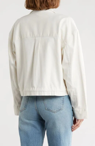 Caslon ® Crop Utility Jacket In White