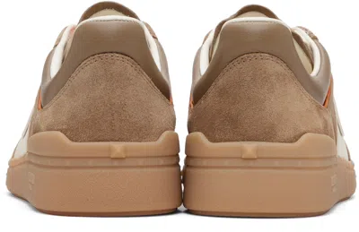 Valentino Upvillage Low-top Suede Sneakers In Neutral