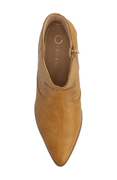 Journee Collection Journee Women's Taliah Medium And Wide Width Western Ankle Booties In Brown