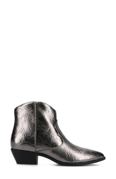 Journee Collection Journee Women's Taliah Medium And Wide Width Western Ankle Booties In Black