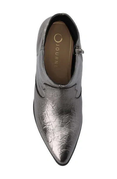 Journee Collection Journee Women's Taliah Medium And Wide Width Western Ankle Booties In Black