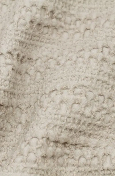 Woven & Weft Waffle Cotton Reversible Duvet & Sham Set In Brown