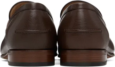 Valentino Garavani Vlogo Signature Leather Loafer In Brown
