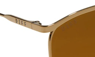 Diff Vittoria 60mm Square Sunglasses In Brown