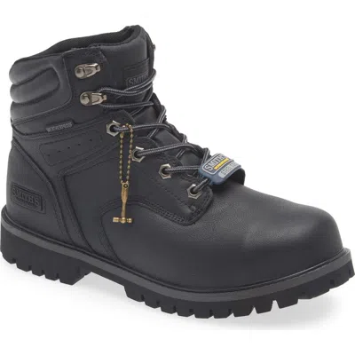 Smiths Workwear Berkeley Steel Toe Boot In Black