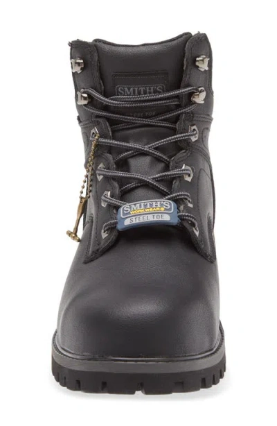 Smiths Workwear Berkeley Steel Toe Boot In Black