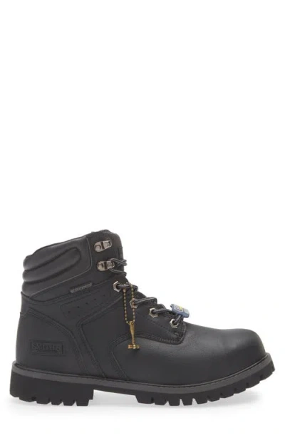 Smiths Workwear Berkeley Steel Toe Boot In Black