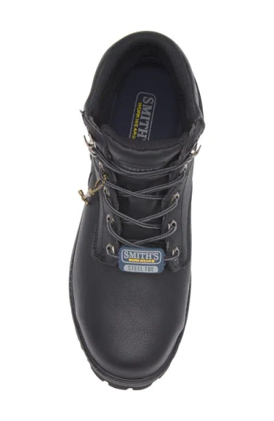 Smiths Workwear Berkeley Steel Toe Boot In Black