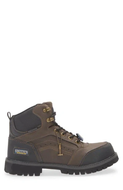 Smiths Workwear Barwick Steel Toe Lace-up Boot In Brown