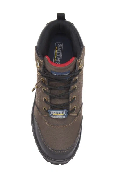 Smiths Workwear Barwick Steel Toe Lace-up Boot In Brown