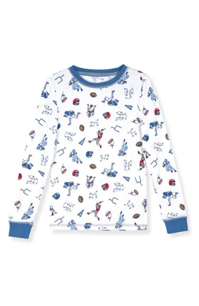 Sleep On It Kids' Supersoft Fitted Two-piece Pajamas In White