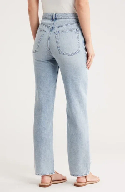 Rag & Bone Hattie Mid Rise Straight Leg Jeans In Blue